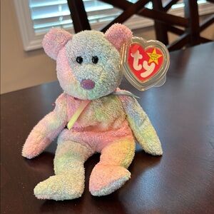 Ty Pink and Yellow Stuffed Animal Plush